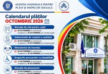 Calendarul plăților pentru beneficiile de asistență socială