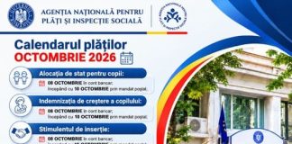 Calendarul plăților pentru beneficiile de asistență socială