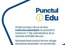 Clarificări privind absențele/motivarea absențelor